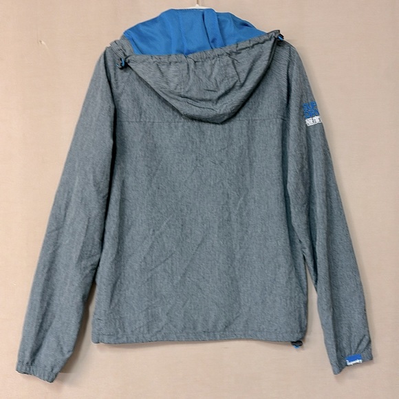 Superdry Men’s Dual Zip Through Cagoule Hooded Windbreaker - Picture 3 of 11